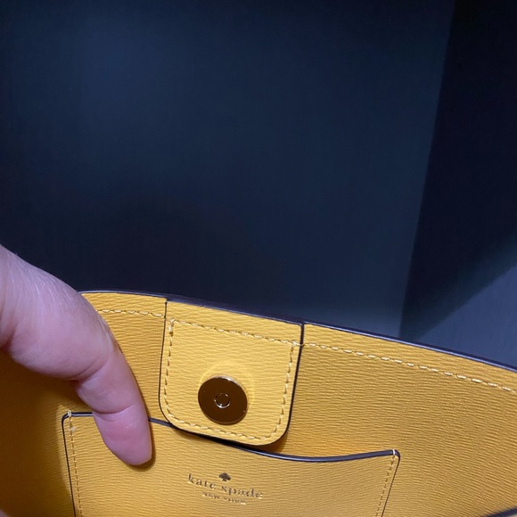 Authentic Kate Spade Daylight Yellow Small Bucket Bag - Picture 8 of 12